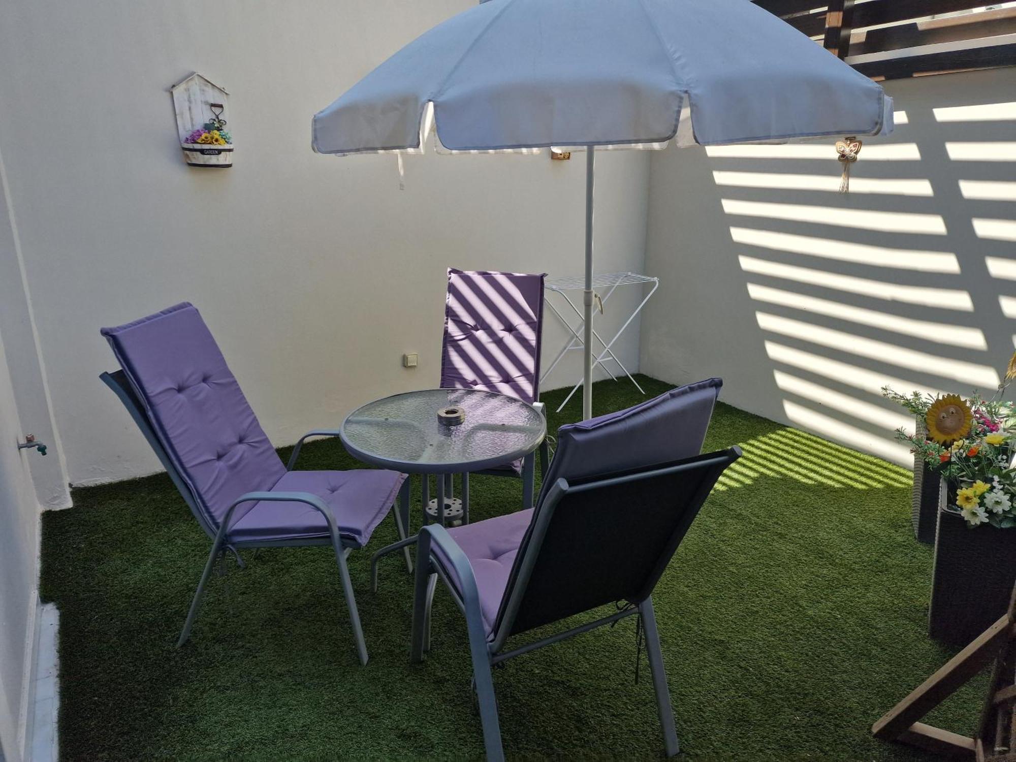 comfy center rodos - blue Asgourou Exterior foto